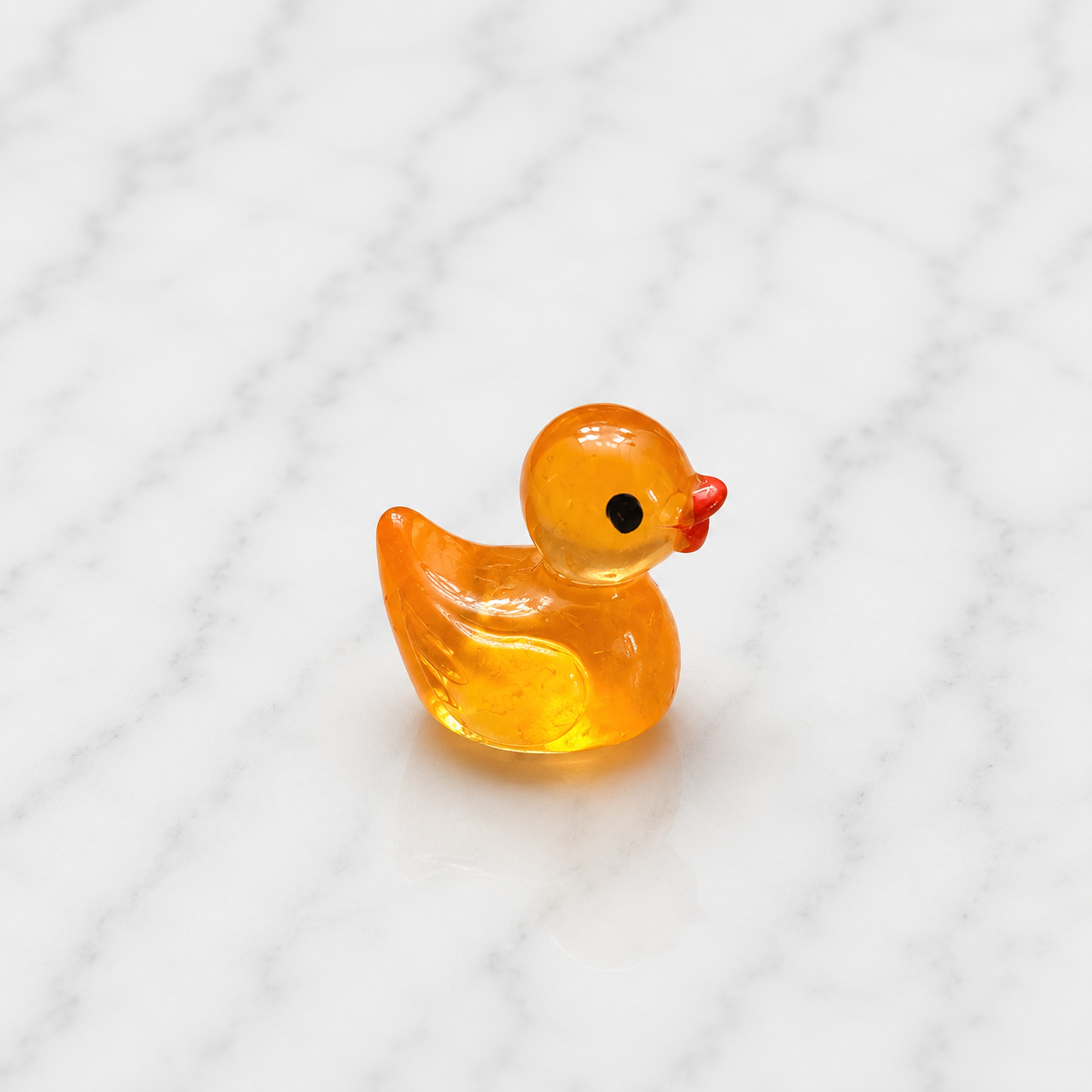 Tiny Tiny Duck Hues - Translucent Orange