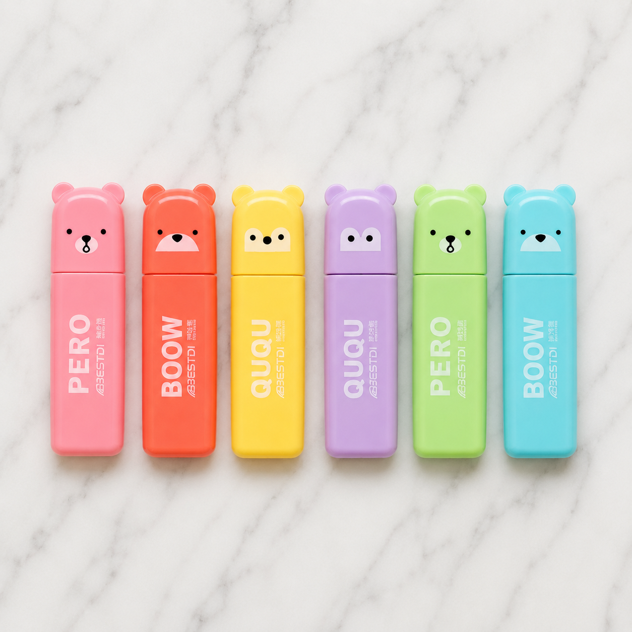 Sweet Bear Highlighters (S/6)