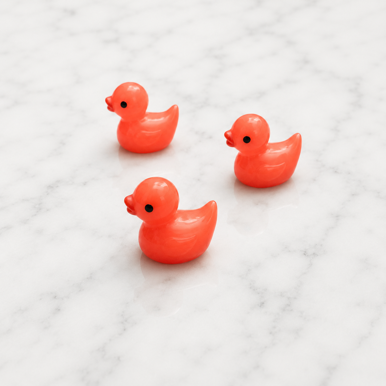 Tiny Tiny Duck Hues - Coral