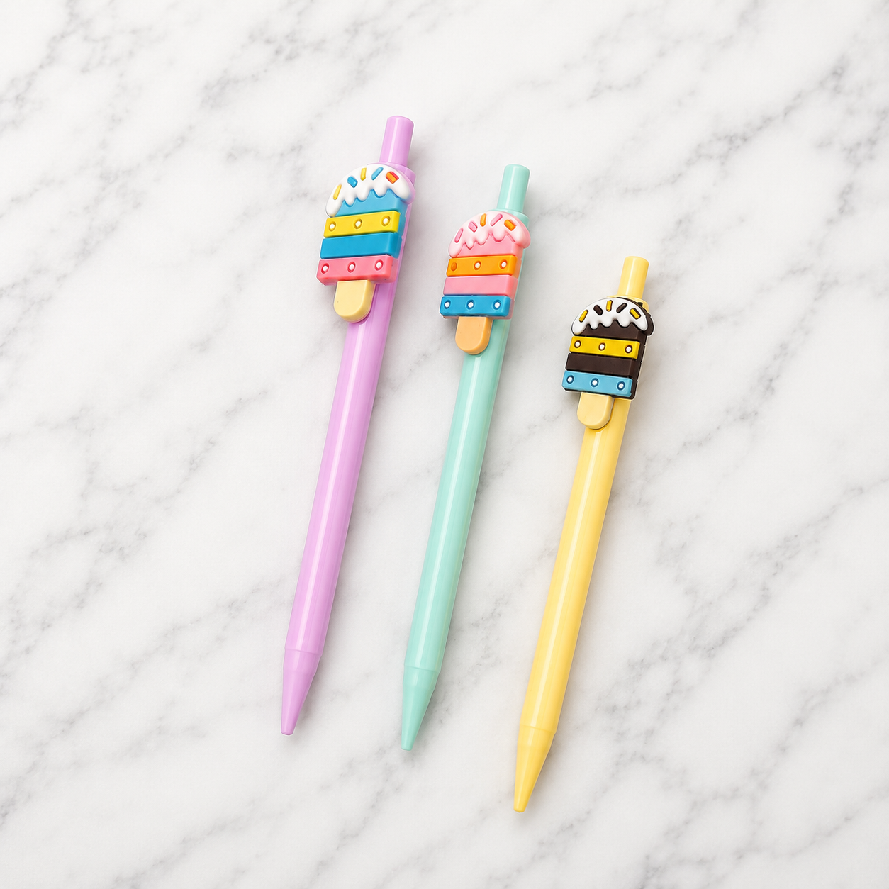 Teal Ice Cream Pen