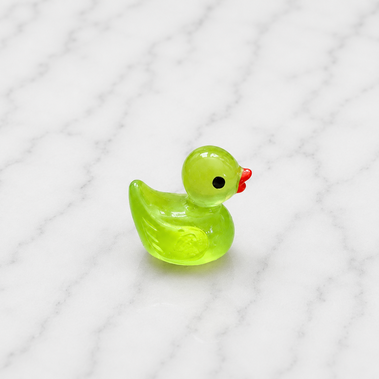 Tiny Tiny Duck Hues - Translucent Neon Green
