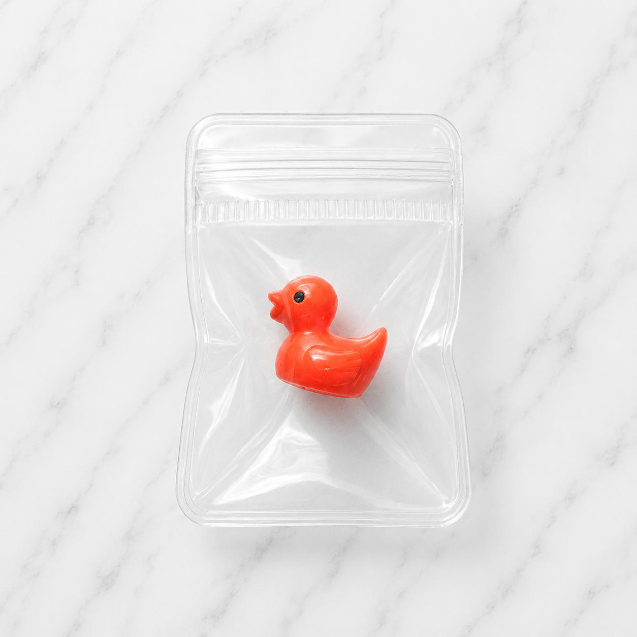 Tiny Tiny Duck Hues - Coral