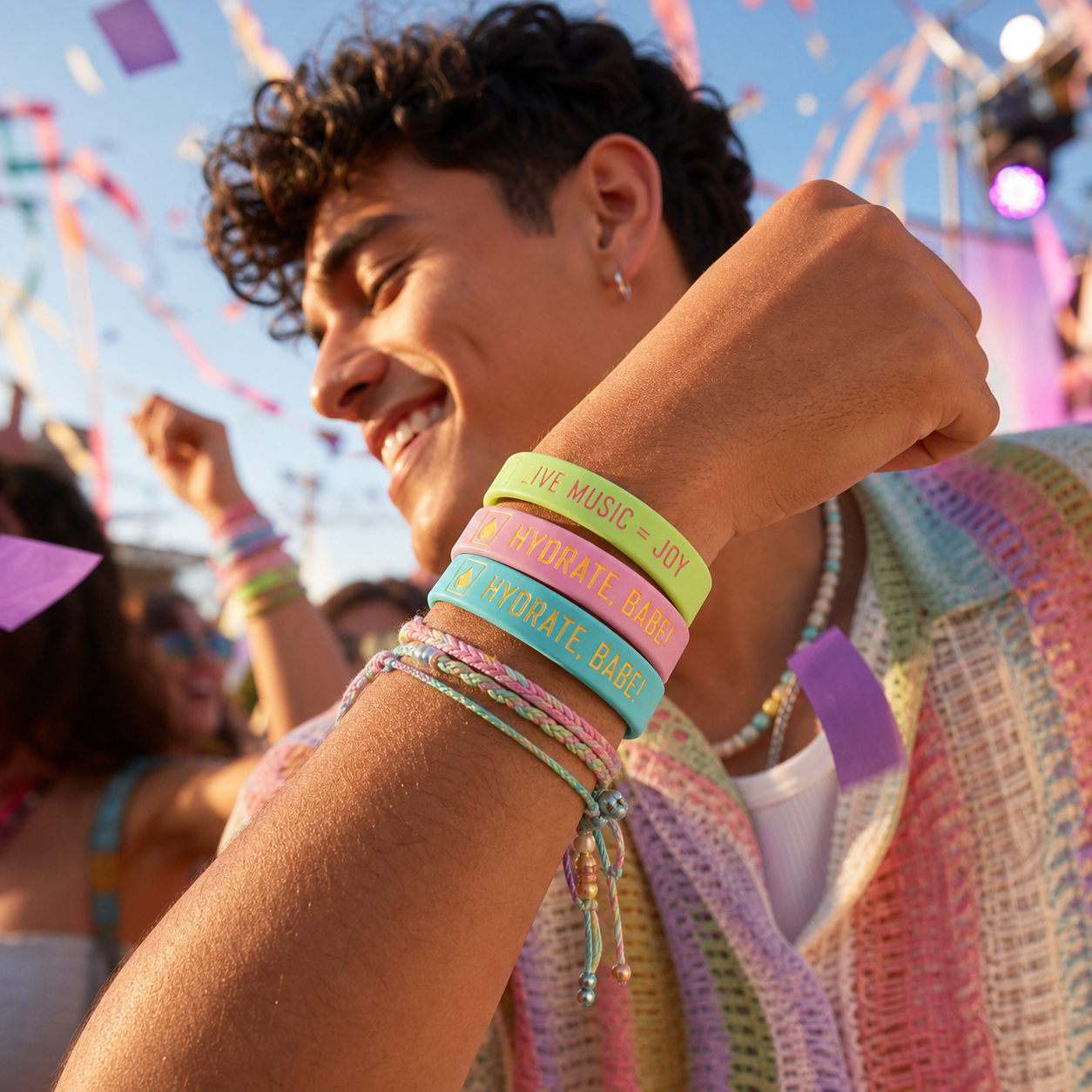 Hydrate Babe Festival Bracelet