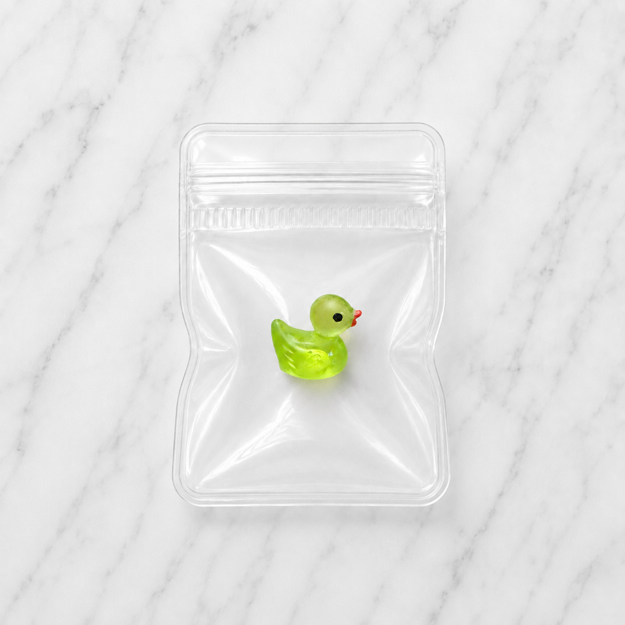 Tiny Tiny Duck Hues - Translucent Neon Green