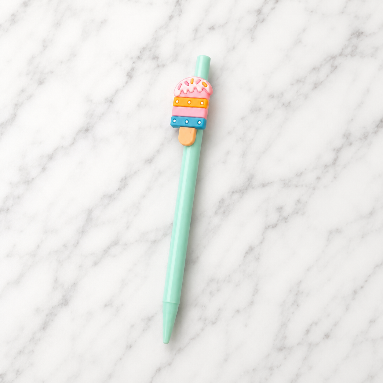 Teal Ice Cream Pen