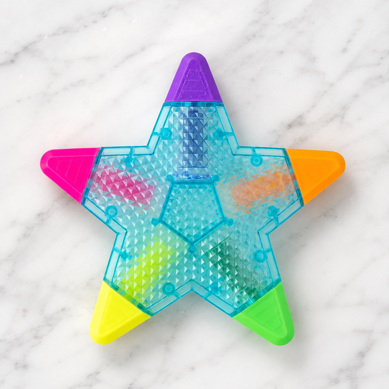 Blue 5 Point Star Highlighter