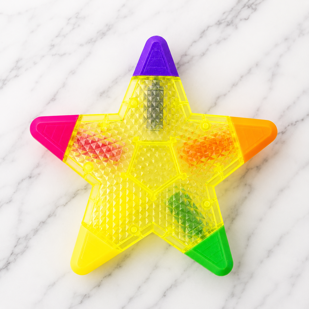 Yellow 5 Point Star Highlighter